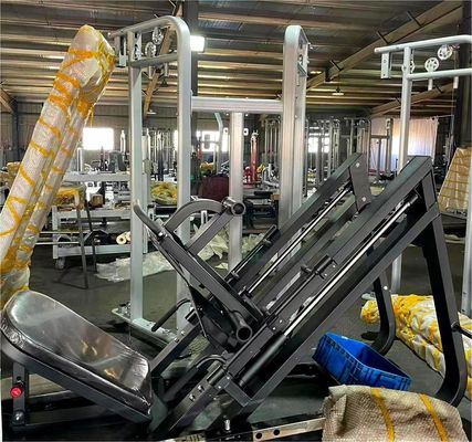 商業用フィットネスジム機器 調整式プレート 45度レグプレス機