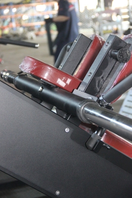 中途半端のローダー 鋼 45 度 ハック スライド 脚 プレス ジム 家庭 ジム タイプ トレーニング マシン