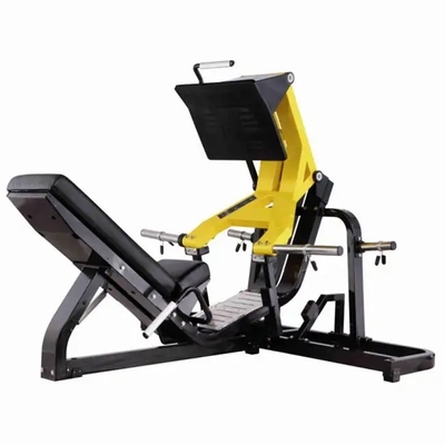 商業用ジム 逆転ペダルとスクワットプレート 負荷された足プレス 45 ストレージ機器