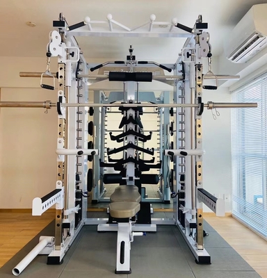 高腰デザイン ミュッティ機能ステーション スチールトレーナー 筋トレ フィットネスラック