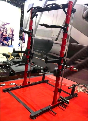 マルチジム プレート 負荷された機械 耐久的な建設のためのスクワットラックとスミスマシン