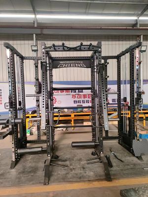 スチールQ235ジムマシン ユニバーサル・スミス・マシンとパワー・ラックで脚の背筋運動