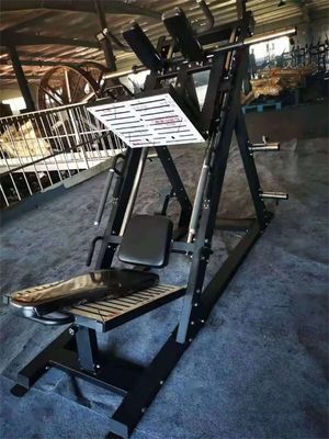 商業用ジム機器 鉄製の脚プレス ハック 座り 2 in 1 双機能プレート 積載