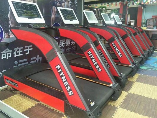 無線心拍数検査 電気運転用の商用トレッドミール ジムタイプ運動場