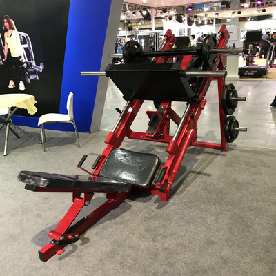 プレート 負荷 45 度線形 脚プレス ジム機器の筋肉力トレーニング