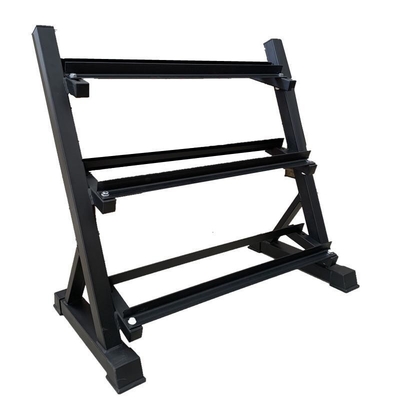 カートンサイズ 1230*460*120mm 商業用フィットネス用フリーウェイトラック 3階ダンベルラック