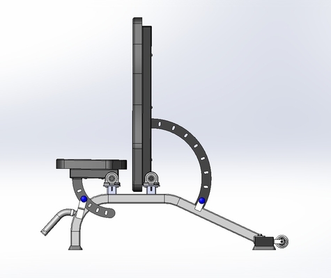 中型ロード商用ジム機器 体重ベンチ スーパー調整ベンチ 1500*600*800mm