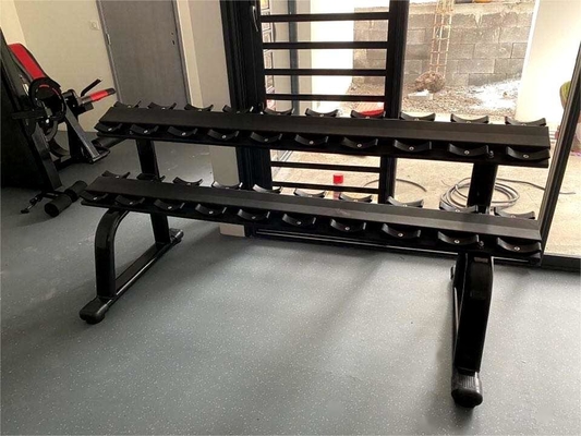 商業用ジム機器用の鋼製ダンベルラック