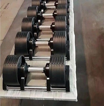メタルフリーウェイト 調整可能なダンベル 家庭用体育館 筋力トレーニング機器