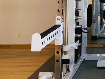 パーソナライズされたロゴ 商用ジム機器のスクワットラックのためのロングアームセーフティバー