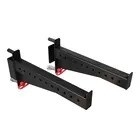 パーソナライズされたロゴ 商用ジム機器のスクワットラックのためのロングアームセーフティバー