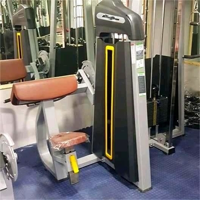 プロジムのフィットネス機器 座ったバイセプマシン 筋トレのトレーニング
