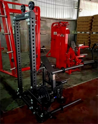 ボディビルディング 運動器具 座席2つ 足巻き 足伸ばし 機能トレーナー