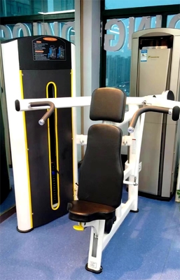 プロのスポーツジム機器のために設計されたピンロードされた座った肩プレスベンチ