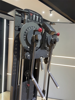 オーダーメイド ロゴ 提供d 肩プレスとジム機器のための横の引き上げマシン
