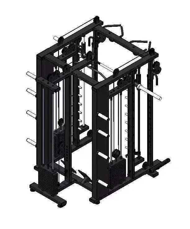 総合的なフィットネスに焦点を当てたジムトレーニングのための機能訓練家 2.3*2*2.4mサイズ