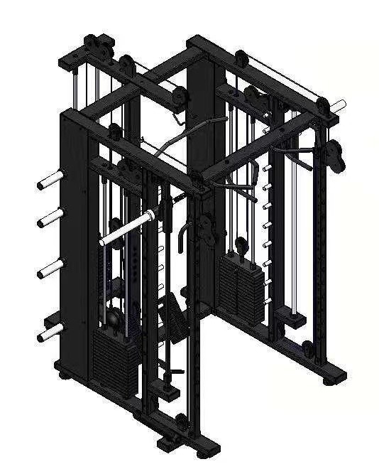 商業用ジム機器 オールインワン マルチファンクション スミスマシン 2200*1500*2200mm ジム