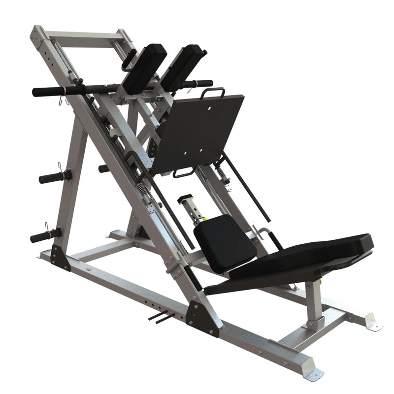 ユニバーサル 2 in 1 ハック スクワット レッグ プレス マシン 筋トレ 2385*1510*1660mm